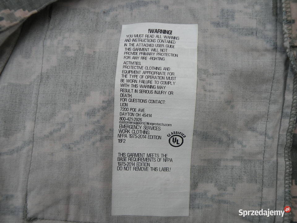 Bluza ABU tiger stripes USAF 38XL cotton