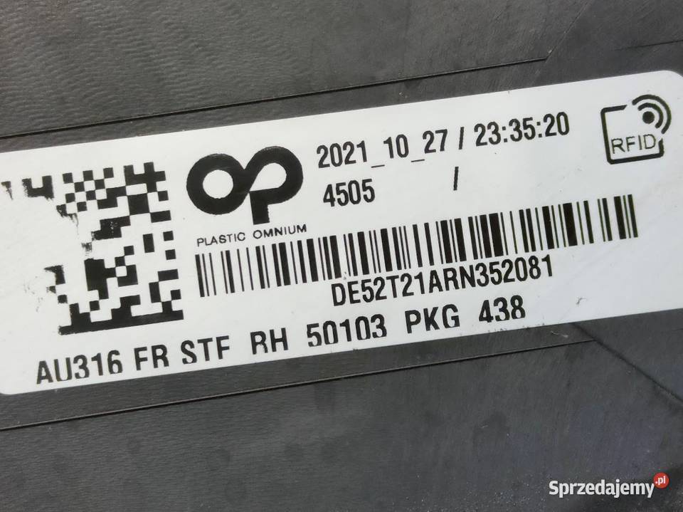 Narożnik Zderzaka Prawy Przód Audi Q4 ETron Pleszew