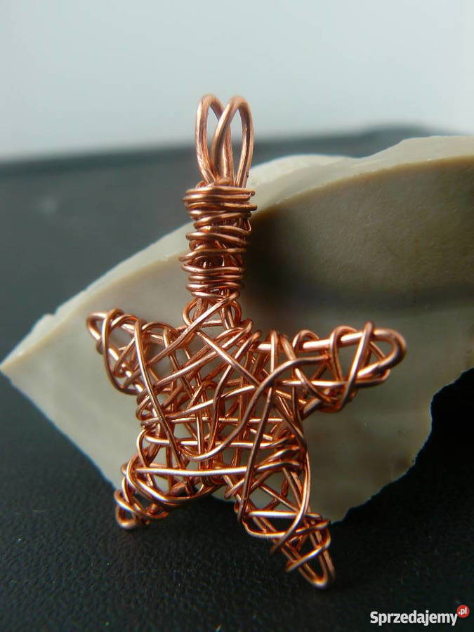 Zawieszka do łańcuszka gwiazda wire wrapping dolnośląskie Wrocław sprzedam