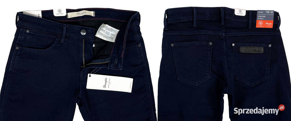 Spodnie damskie Wrangler Corynn Rincewash W26 Długie