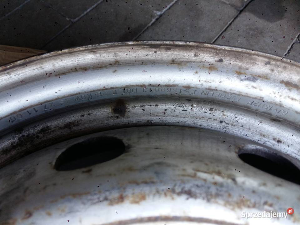 Stalowa Felga Michelin 15 Bus Dostawczy Średnica 15" Samochodowe Kalisz