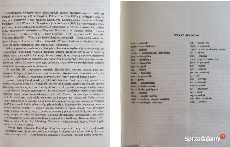 Mała encyklopedia kultury antycznej AZ Zdzisław Poradniki, albumy i reportaże Kielce