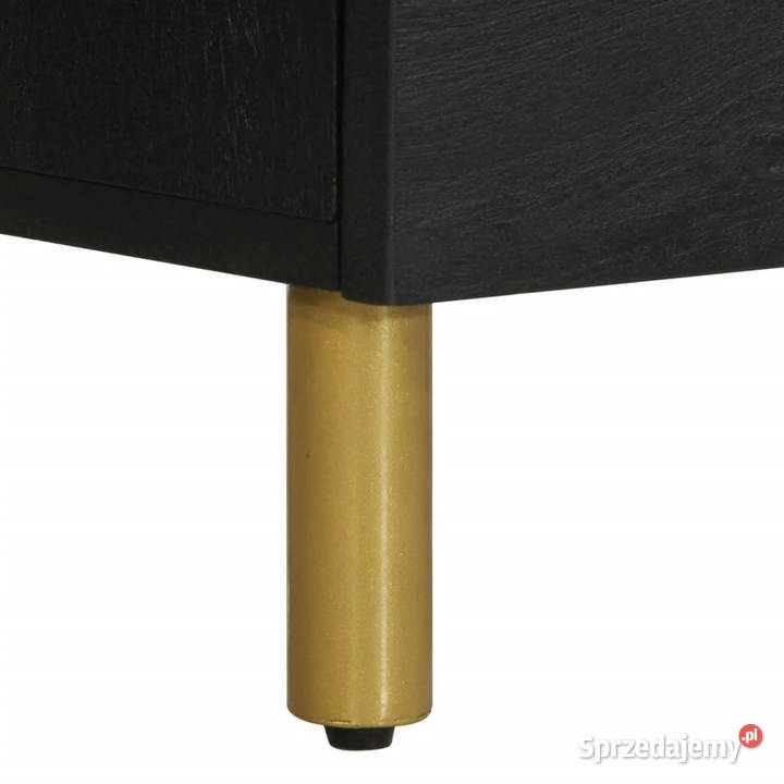 Szafka nocna czarna 50x33x62 materiał Warszawa