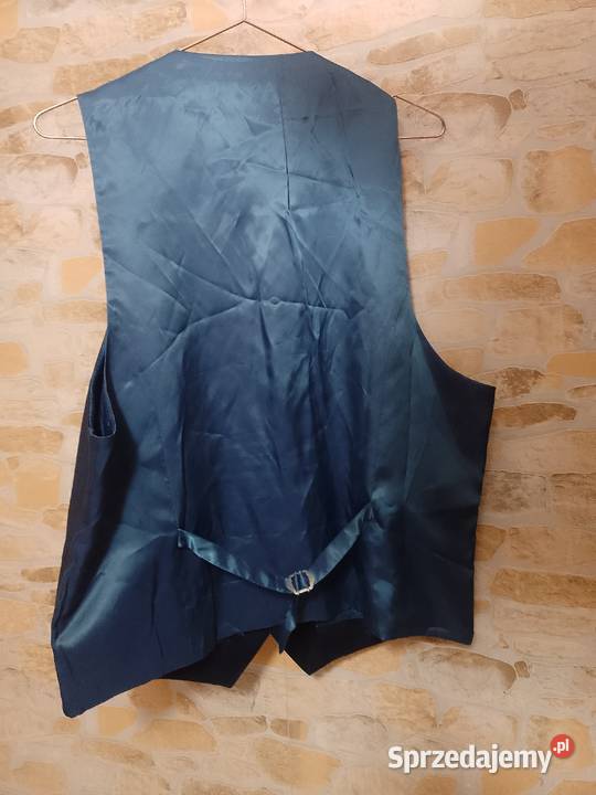 ML Ted Baker Granatowa kamizelka garniturowa z Kraków sprzedam