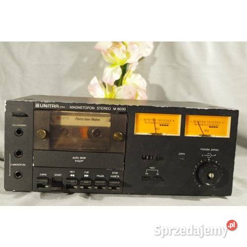 Unitra ZRK M 8030 magnetofon kasetowy stereo Magnetofony