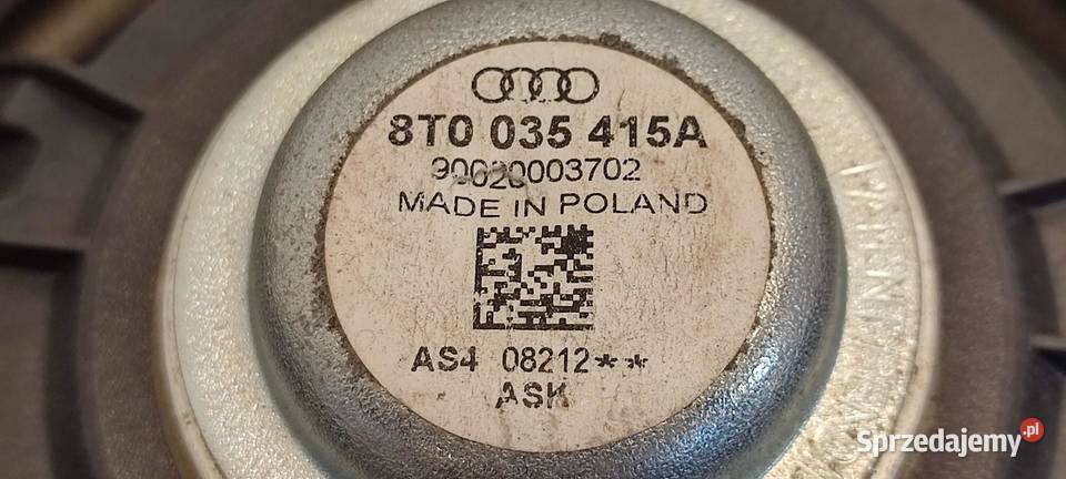 AUDI A4 B8 A5 8T GŁOŚNIK DRZWI PRZÓD 8T0035415A dolnośląskie