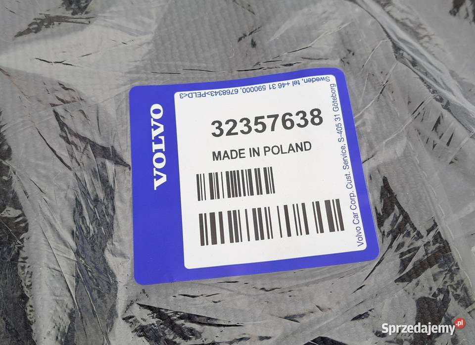 Oryginalne dywaniki Volvo XC40 C40 EX40 32357638 Mielęcin