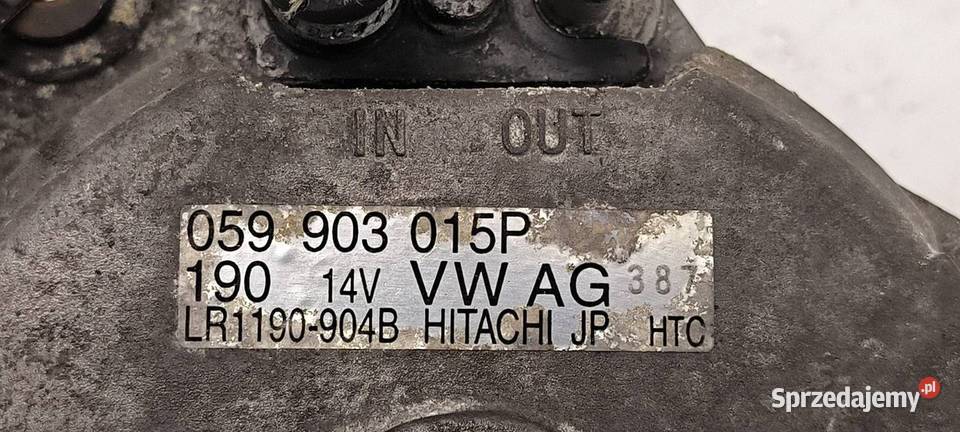 ALTERNATOR AUDI A8 D3 059903015P Lipno
