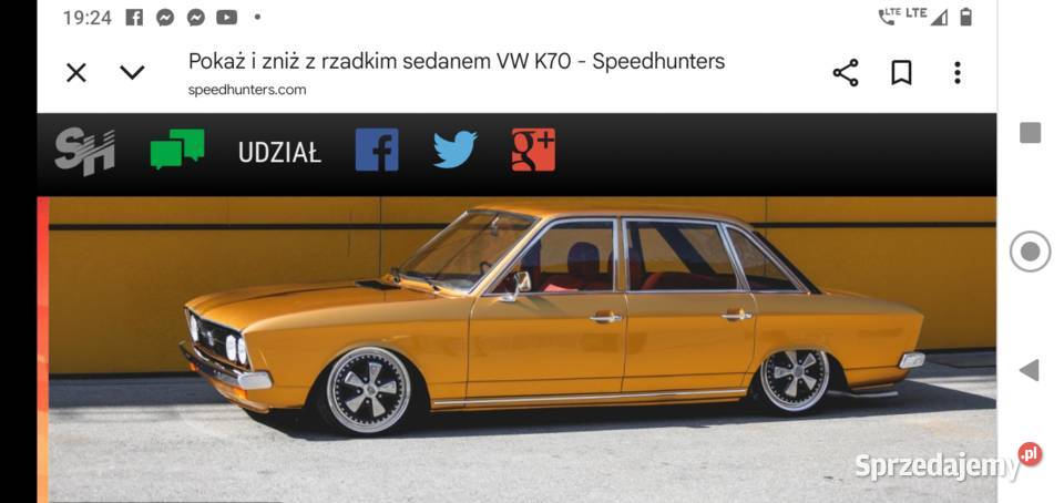 Vw K70Volkswagen K70 śląskie