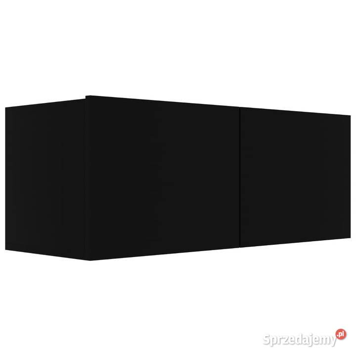 Szafki TV 4 czarne 80x30x30 materiał RTV Dom i Ogród mazowieckie Warszawa