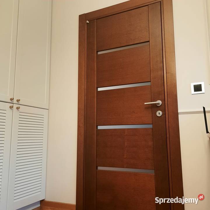 Drewniane drzwi wewnPol Skone ościeżnica klamka podkarpackie