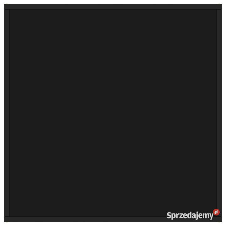 Stolik kawowy czarny czarne szkło 80x80x35 Warszawa