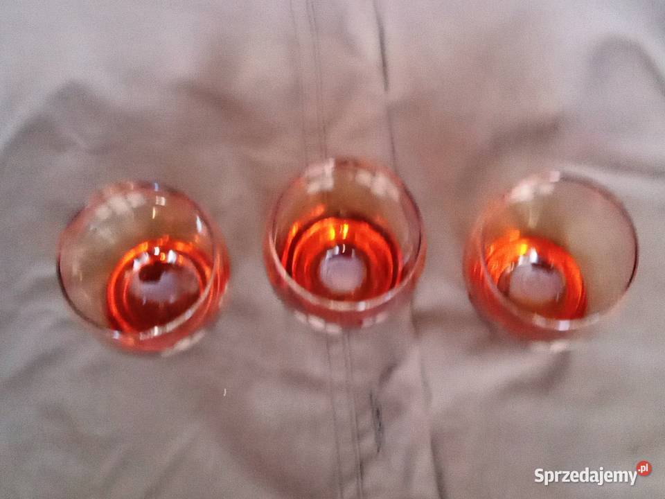 Filiżanki baryłki szklane szklanki kolor pomarańczowy