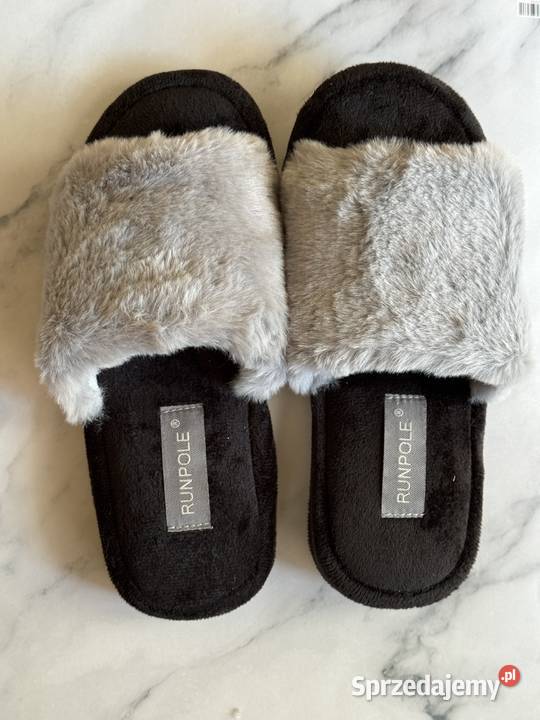 Futrzane kapcie inna