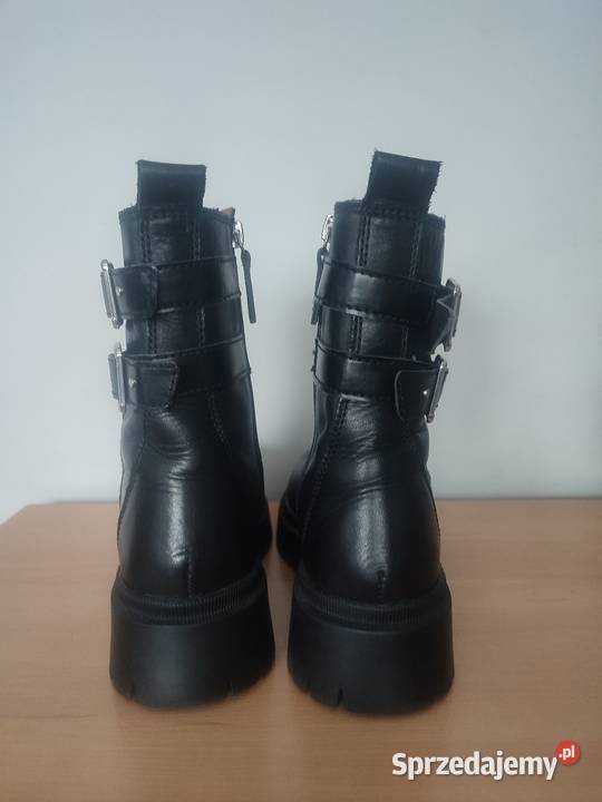 Trapery Botki Skóra Cielęca 36 23 Ćwieki Gruba lubelskie Lublin sprzedam