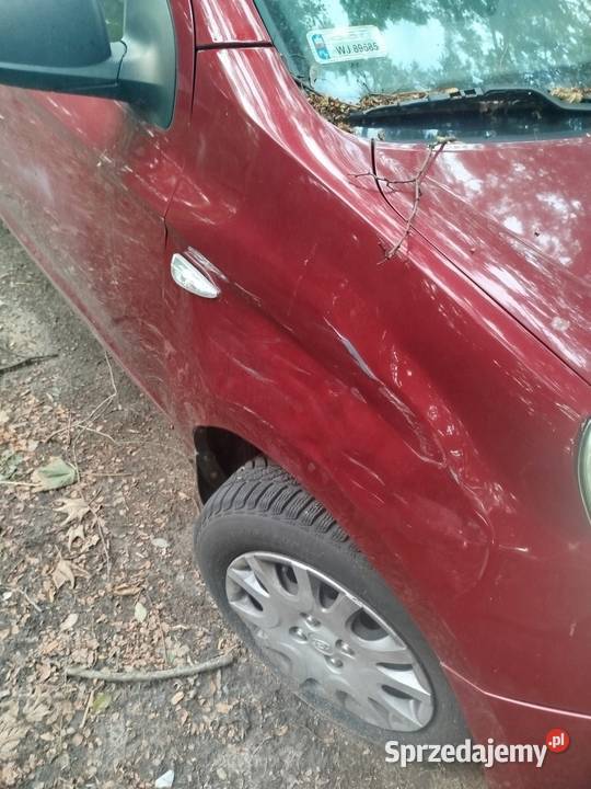Hyundai i20 12 2010 r na części do naprawy uszkodzony mazowieckie Warszawa