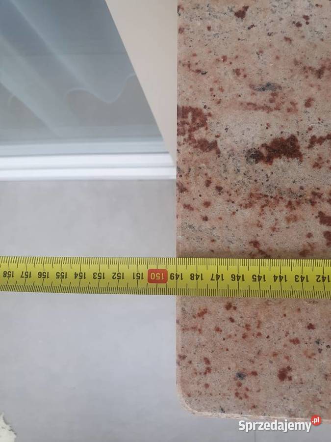 Parapet z granitu 149 x 28 x 3 marmur 4 lata Parapety opolskie Opole