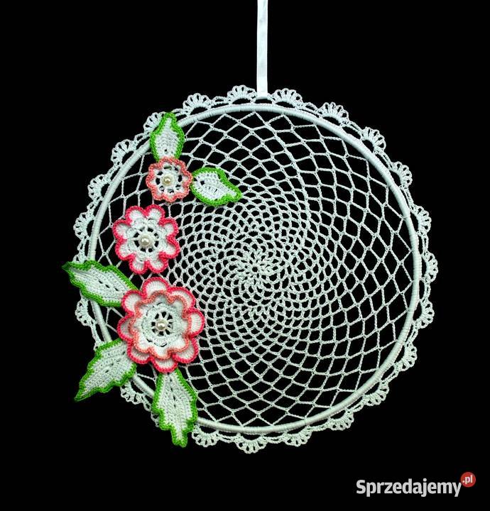 Zawieszka ozdoba na okno szydełkowa 25 Z194 Kluczbork
