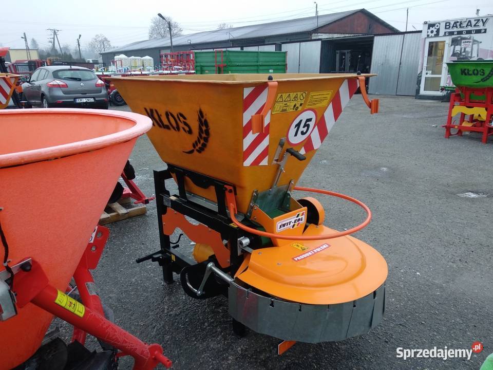 Rozsiewacz nawozów wapna taśmowy KŁOS 300 400 nieuszkodzony Miechów sprzedam