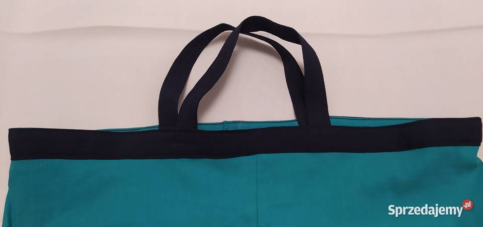 Torba na zakupy TURKUSOWA duża Hajnówka