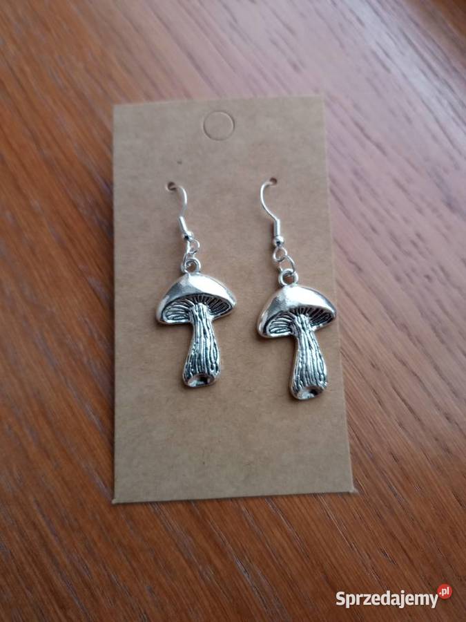 Kolczyki Grzybki handmade Zegarki i Biżuteria