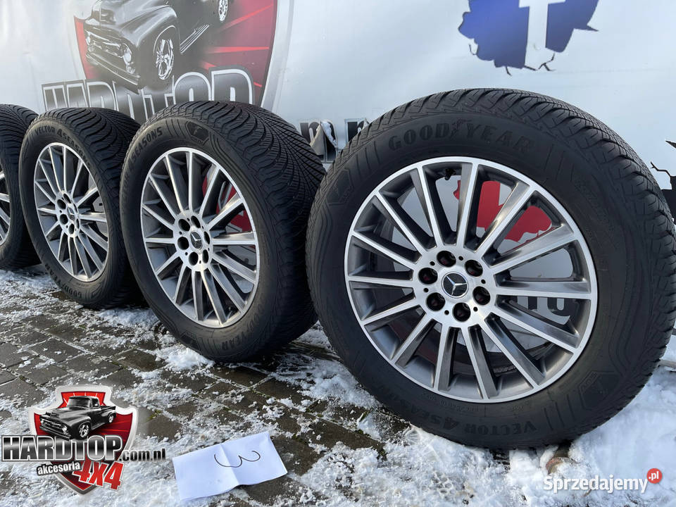 MERCEDES X Opony Felgi Komplet Goodyear Vector 4 Części Pasłęk