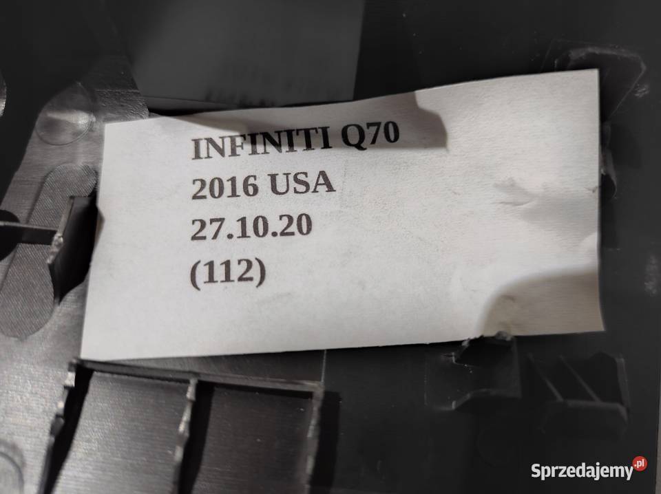 LISTWA OSŁONA PROGU PROGU TYŁ PL INFINITI Q70 wielkopolskie Nowy Tomyśl