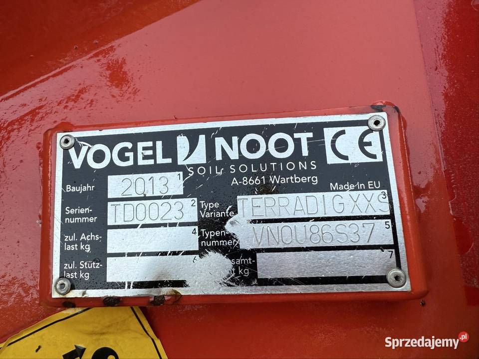 Pług dłutowy Vogel Noot TerraDig 3m głębosz Agregaty Grudziądz sprzedam