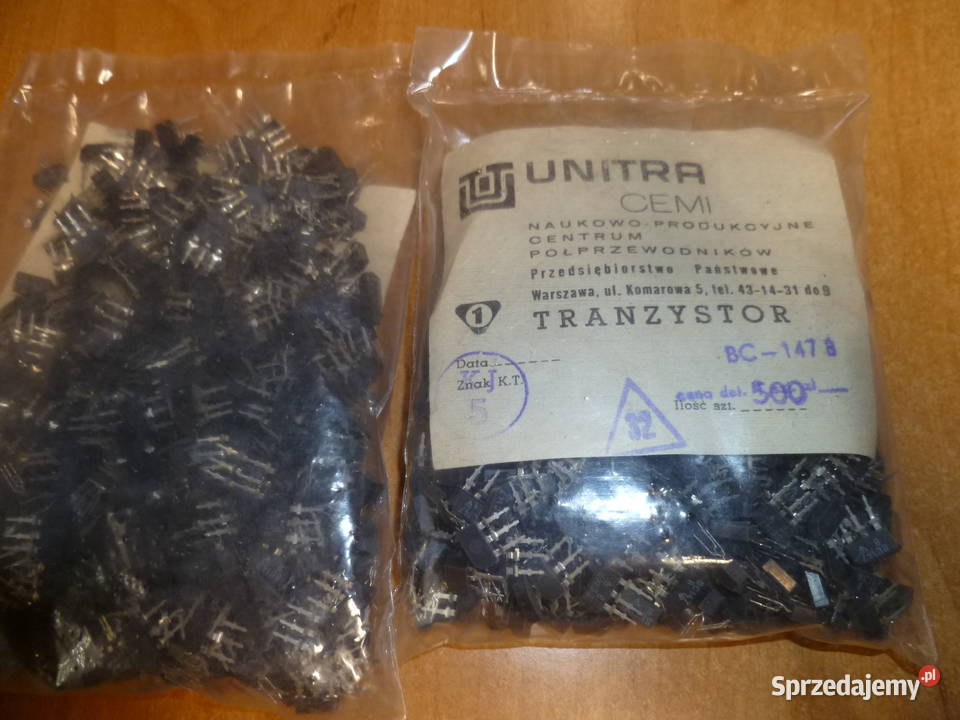Tranzystor BC147B CEMI 500sztuk Kraków sprzedam