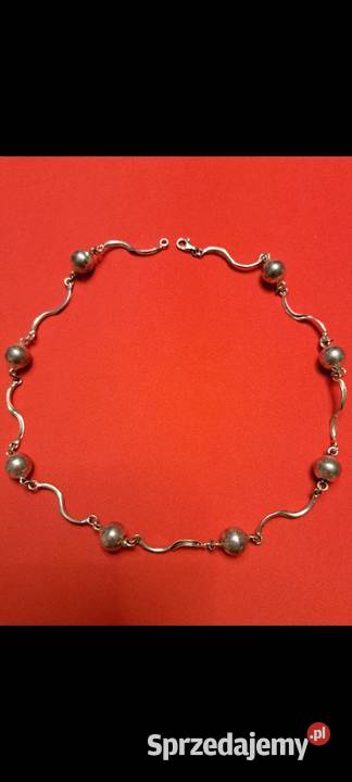 Naszyjnik srebrny z kulkami Radom