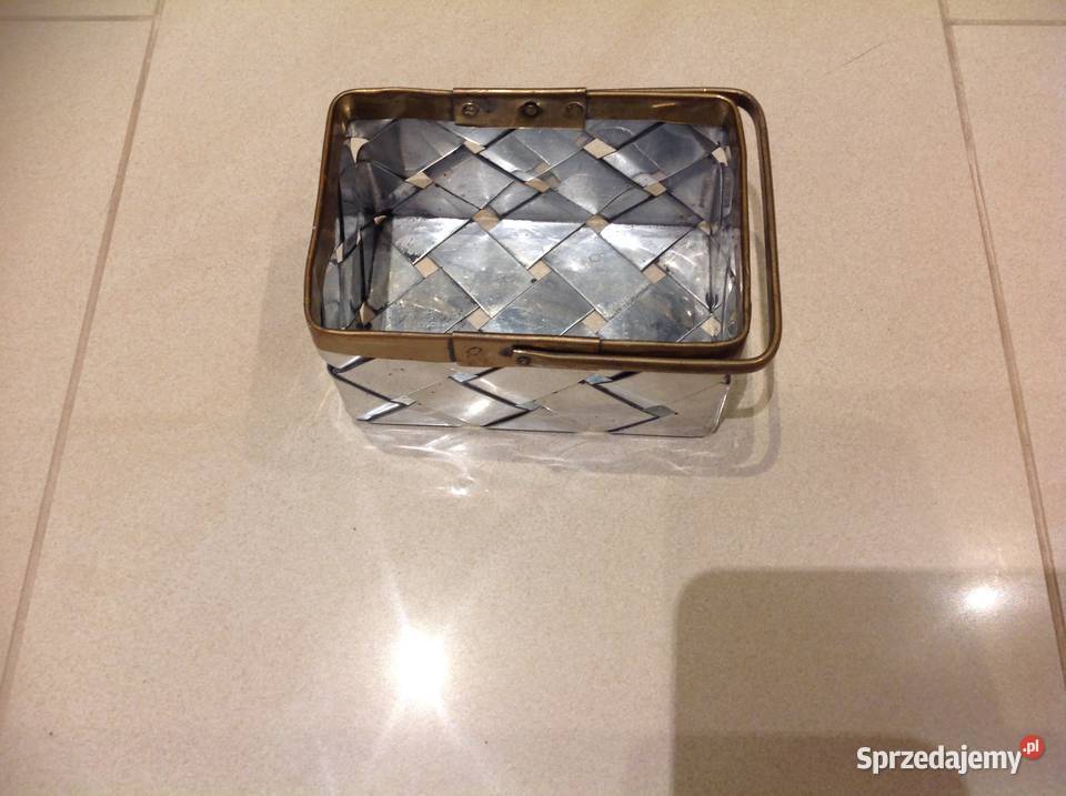 Koszyczek Metal Mosiądz lubuskie Nowa Sól sprzedam