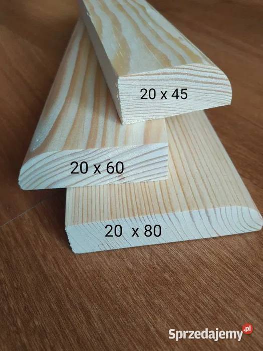 Listwa wykończeniowa drewniana cokół zaokrąglony podlaskie Narew