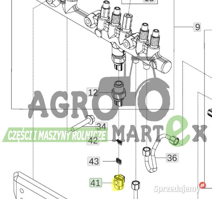 57M13604 57M8407 ZŁĄCZE ELEKTR 3PIN JD Wichrów