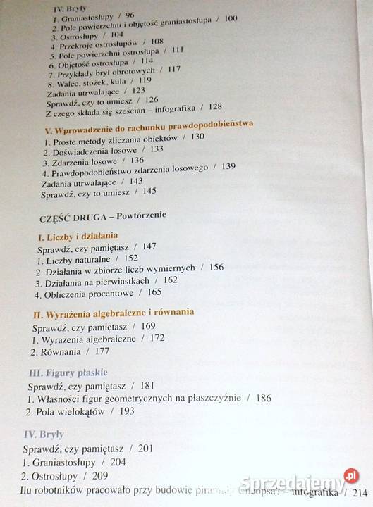 Matematyka wokół nas 8 Anna Drążek Ewa Duvnjak lubelskie sprzedam