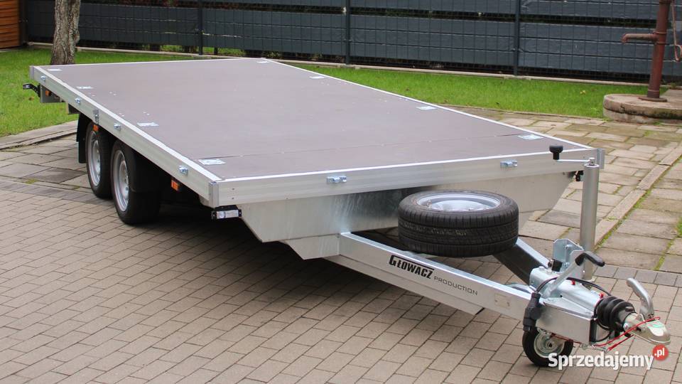 Przyczepa laweta platforma burtowa Głowacz 2024 Pogorzela