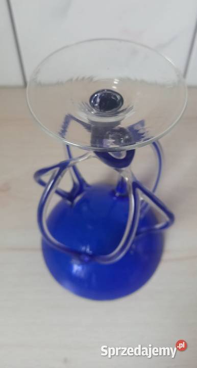 Szklana meduza Szkło artystyczne Józefina Krosno Małkinia Górna