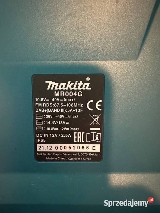 Radio MAKITA Radioodtwarzacze Warszawa sprzedam