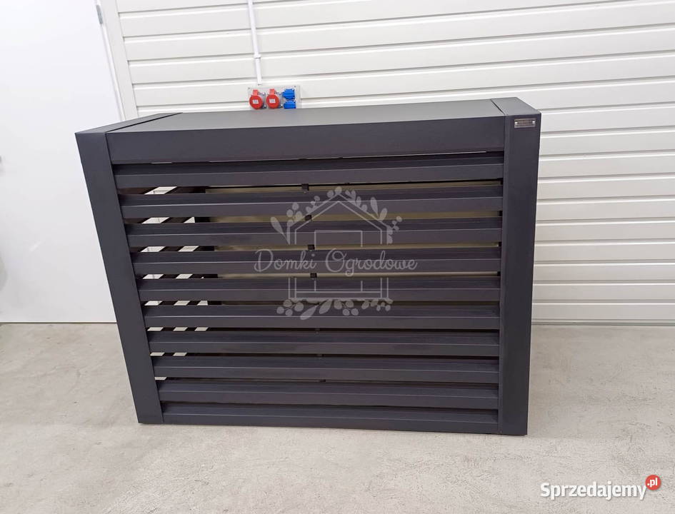 Osłona Pompy Ciepła 120x70x140 Antracyt Zabudowa Kielce