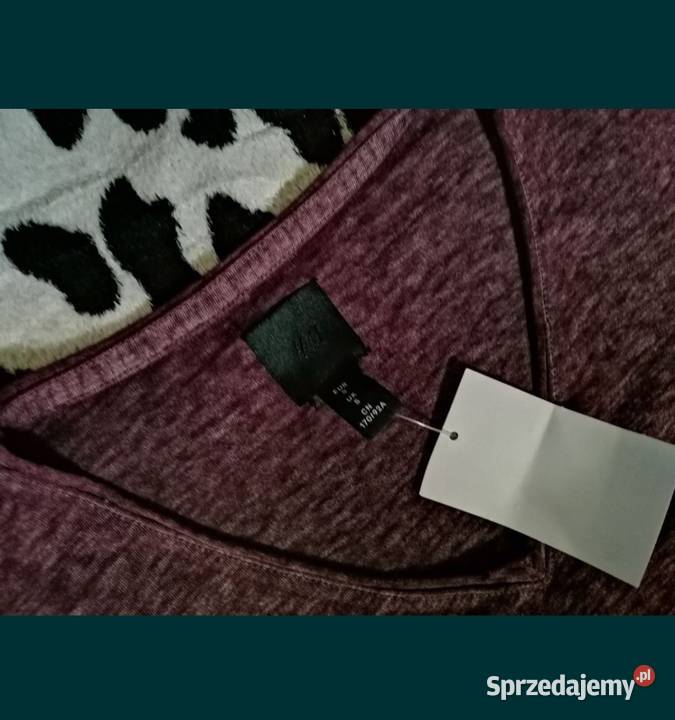 HM koszulka bluzka tshirt basic prosta klasyczna Leszno
