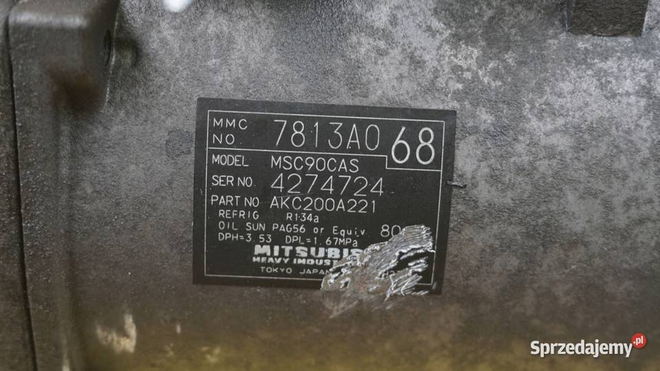 OUTLANDER GRANDIS 20 DID 10r 140 BSY sprezarka Kompresory klimatyzacji Suków