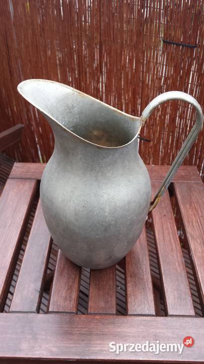 Stary aluminiowy dzbanek karafka retro vintage Warszawa