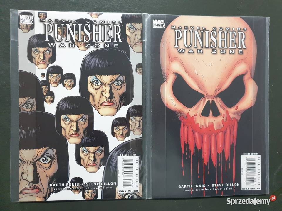 The Punisher War Zone zestaw 10 oryginalnych Gdynia