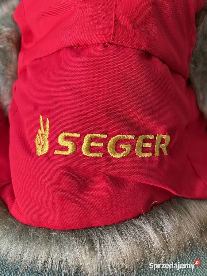 Nowa ciepła damska czerwona czapka uszatka Seger podkarpackie Nisko sprzedam