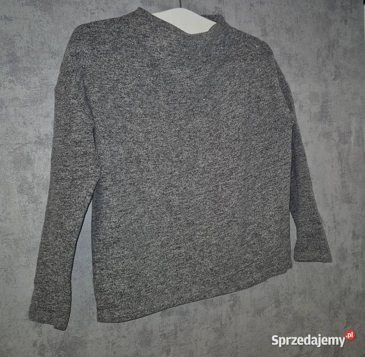 Bluza damska srebrne perełki Reserved 34XS szary/srebrny Łódź