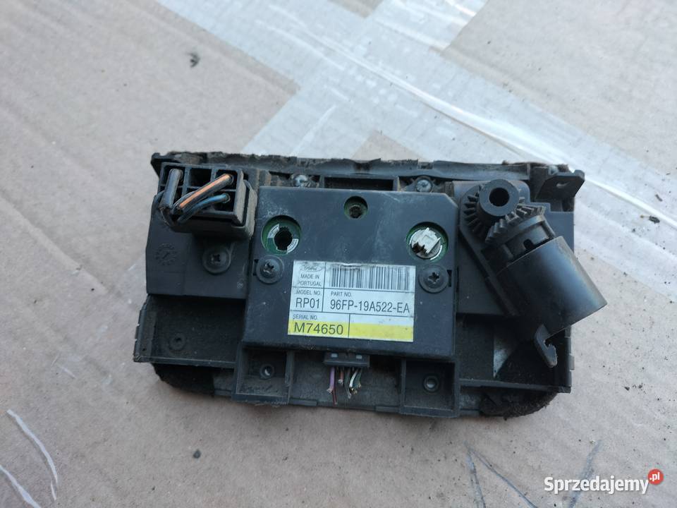 Panel nawiewu klimatyzacji FORD FIESTA MK4 IV panele sterowania, przełączniki Kamień-Kolonia