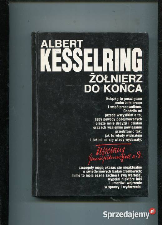 Żołnierz do końca Albert Kesselring Pozostałe Szczecin