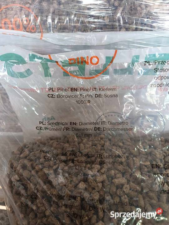 Pellet drzewny sosnowy 6 mm workowany EN plus A1 Dom i Ogród Bolesław sprzedam