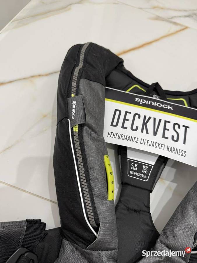 Kamizelka ratunkowa Deckvest 6D 170 z systemem Żeglarstwo pomorskie Gdańsk sprzedam