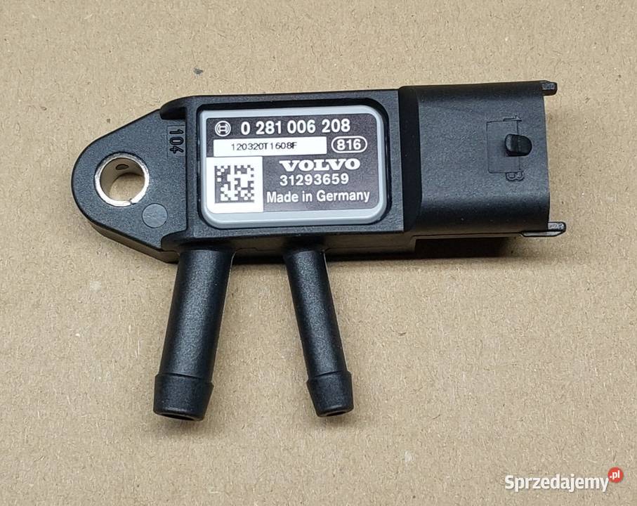 CZUJNIK CIŚNIENIA SPALIN VOLVO SILNIK D3 D4 D5 Mielęcin
