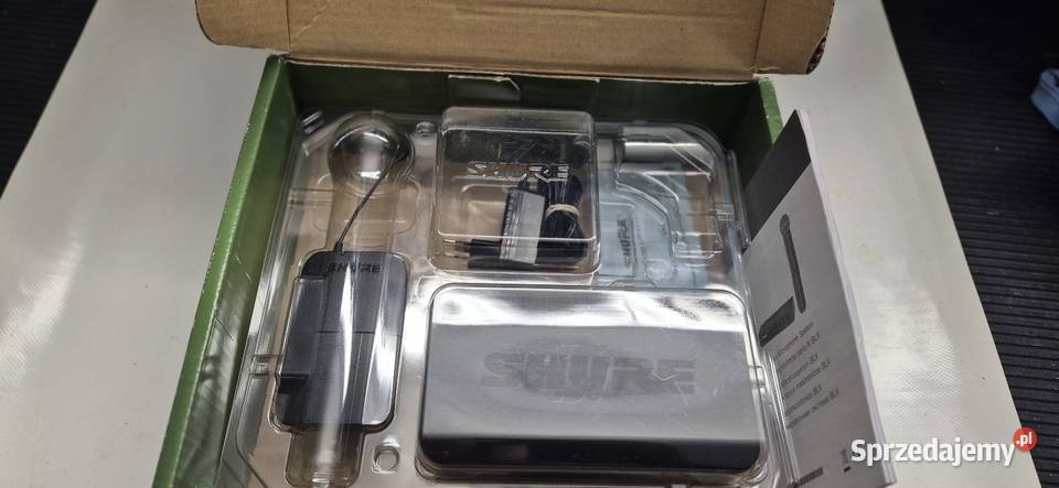 Shure BLX14EP31 zestaw bezprzewodowy nagłowny Sprzęt estradowy, studyjny i DJ-ski Konin sprzedam